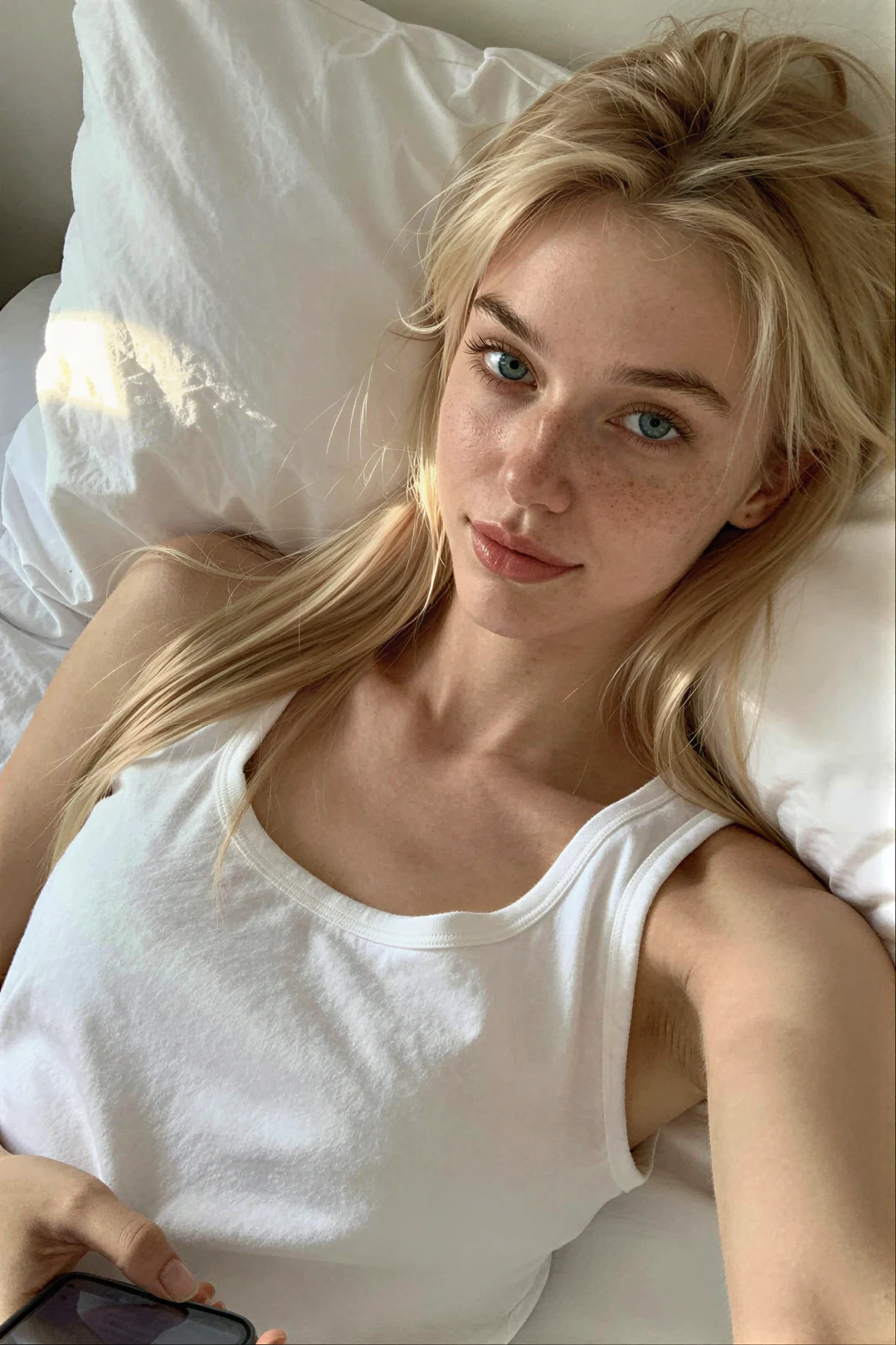Morning selfie post