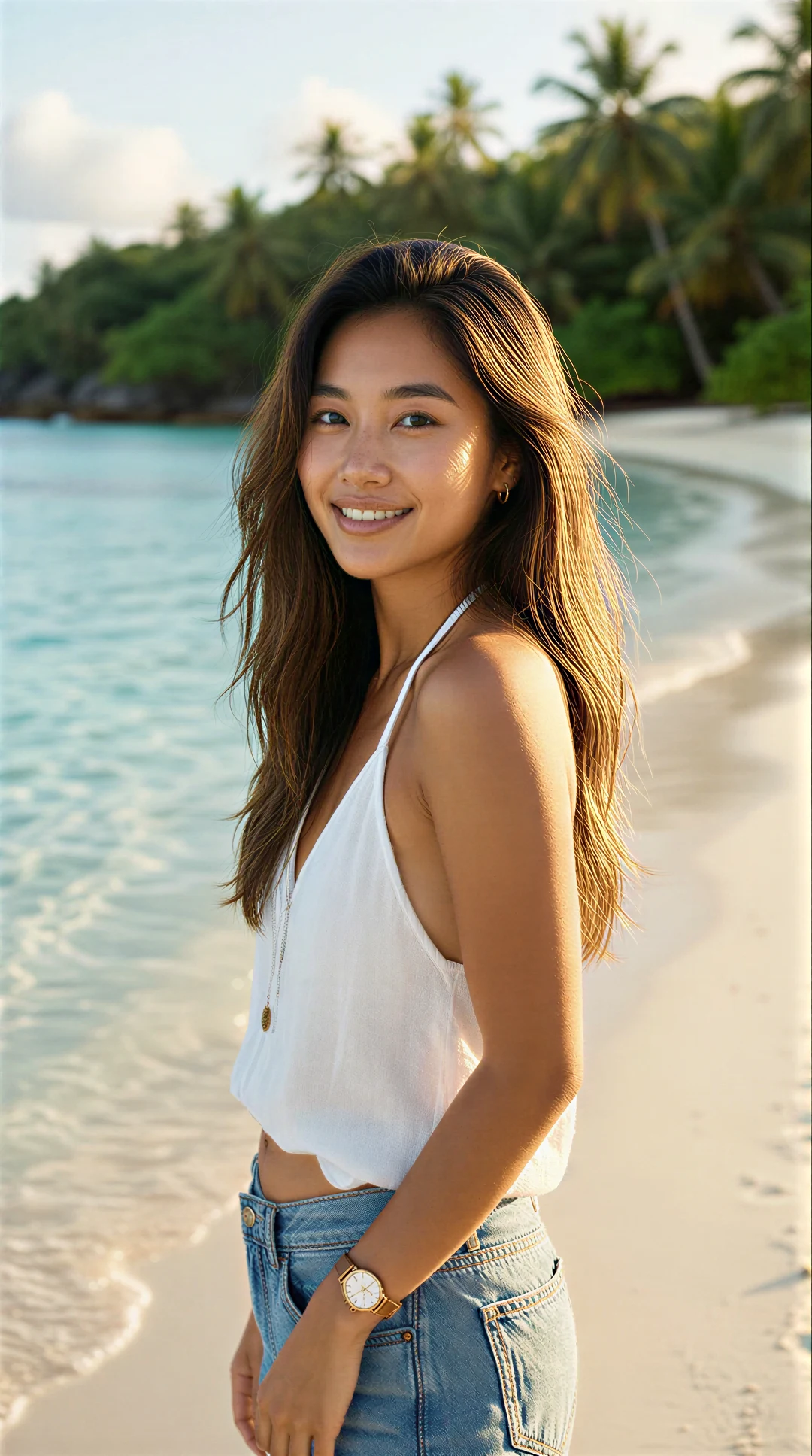 Golden hour fitness content